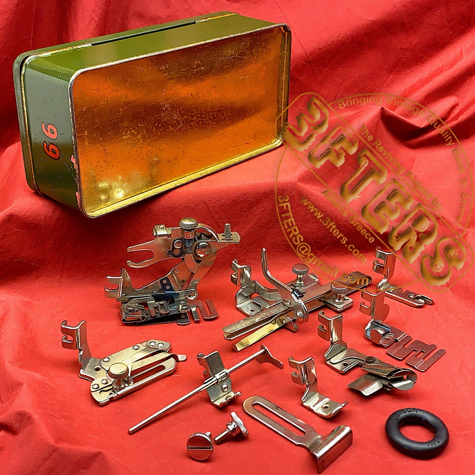 German SINGER Attachments Box for 66k 66 Low Shank Sewing Etsy