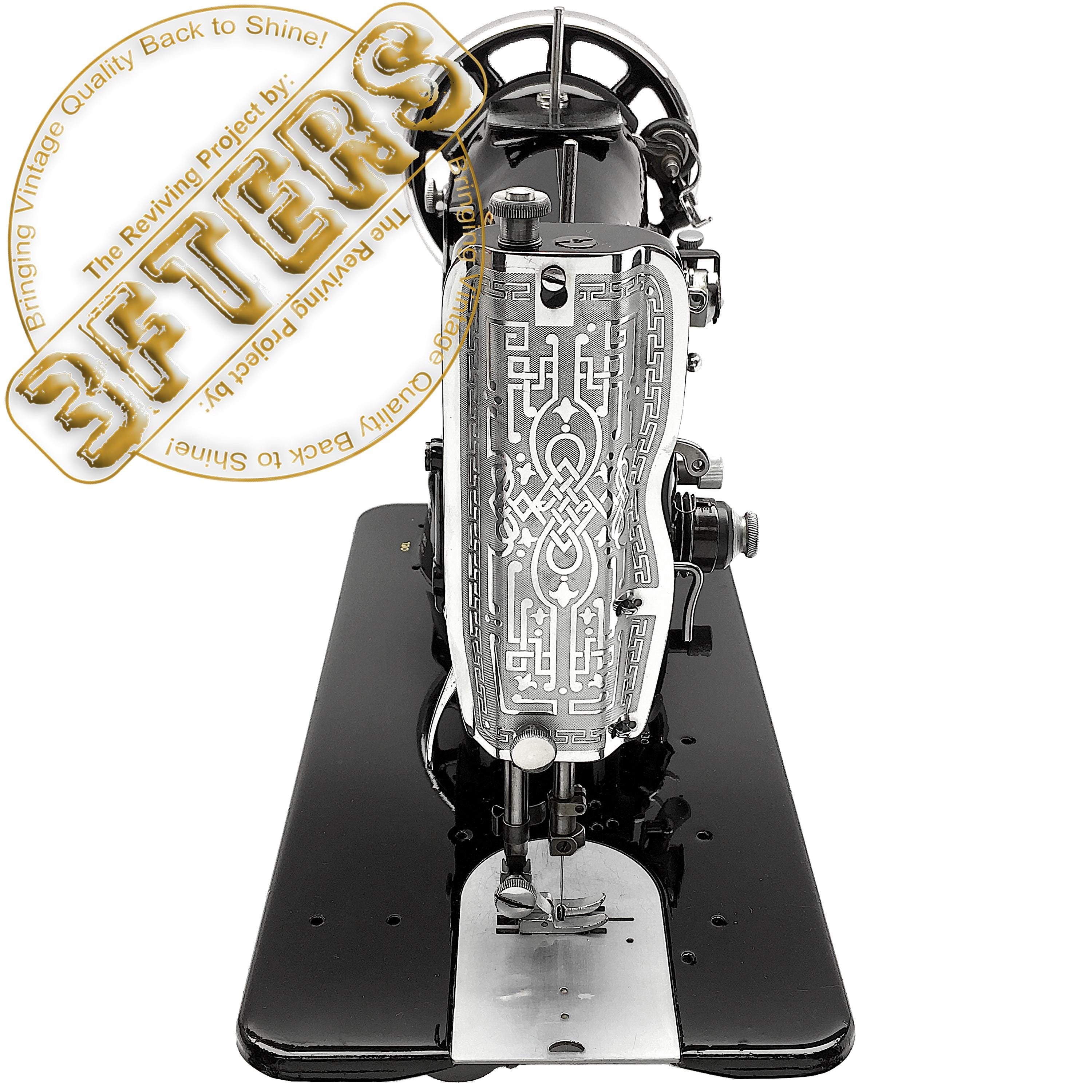 SINGER 206 Heavy Duty Zig Zag Sewing Machine Restored Serviced by