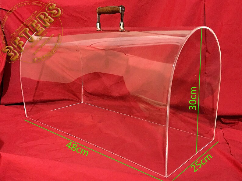 Perspex Crystal Clear Plexiglass Dome Lid for SINGER Sewing Etsy