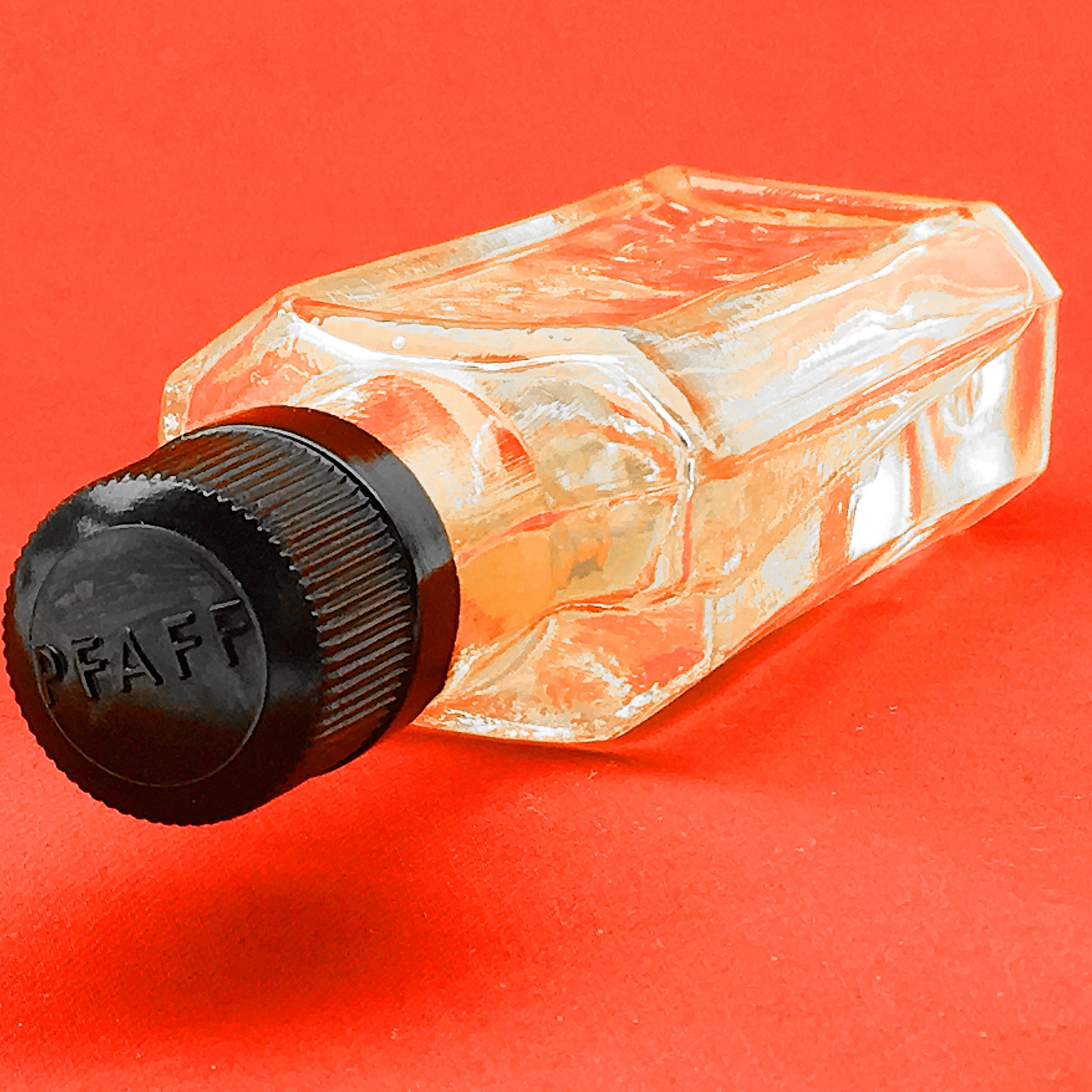 Vintage PFAFF Sewing Machine Oil Glass Bottle Oil Container Etsy