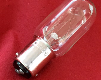 Lampe machine à coudre Push In Bayonet Light Bulb 15W BA15D pour singer vintage 221 222 201 15 66 99 etc