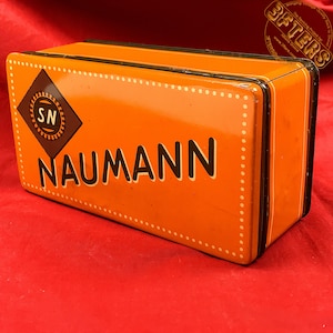 NAUMANN Vintage Accessories Attachments Tin Box Germany
