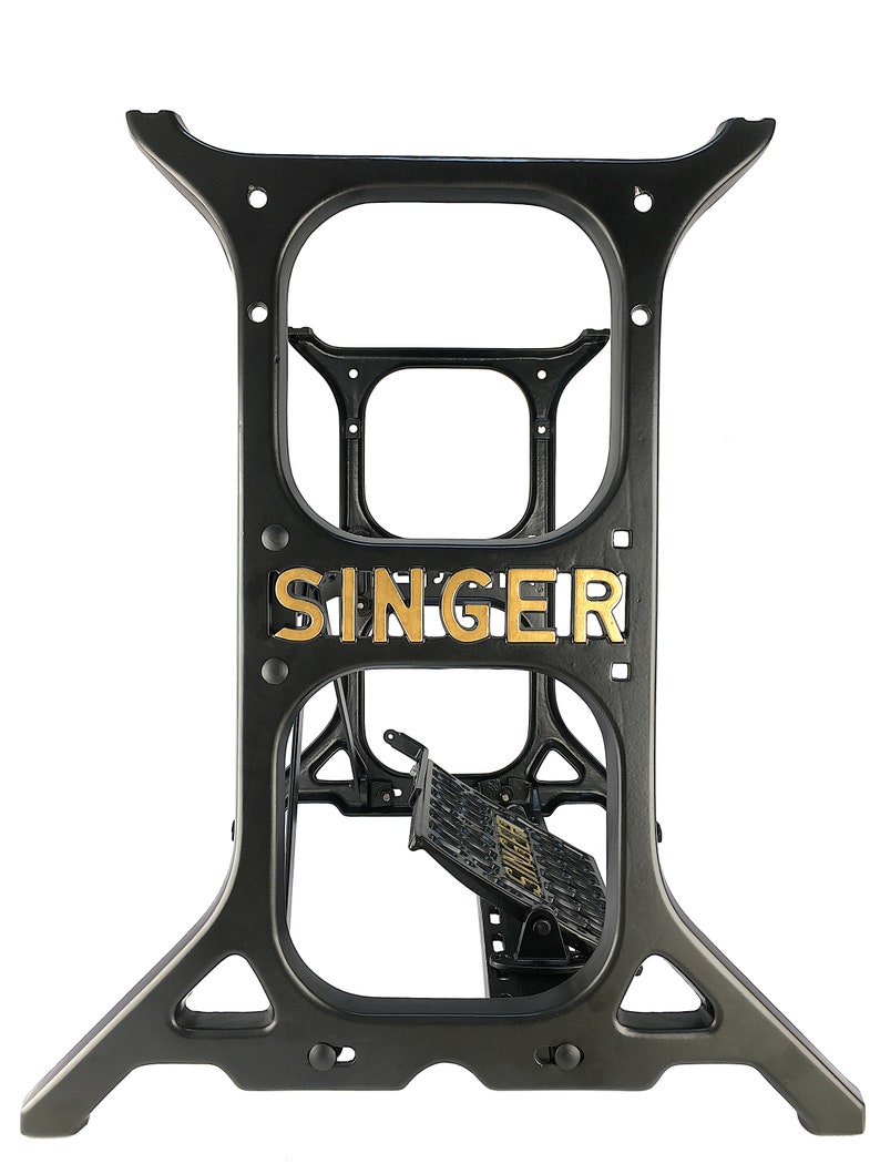 SINGER Sewing Machine Industrial Table Cast Iron Stand Legs Etsy