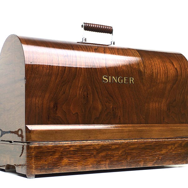SINGER Sewing Machine Bentwood Wooden Carrying Case for 15 15-91 201 201-2 66 316 127 27 Restored by 3FTERS