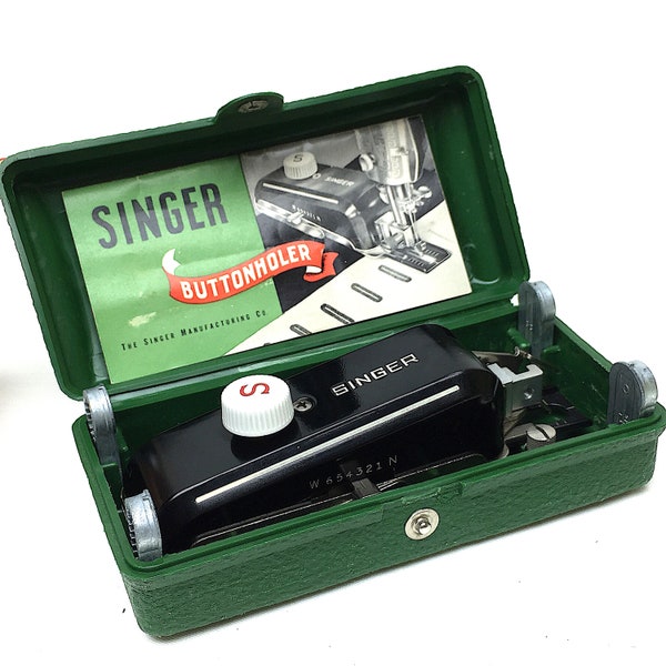 Singer Simanco 160506 Buttonholer Attachment Low Shank 201 Featherweight 221 222 3FTERS