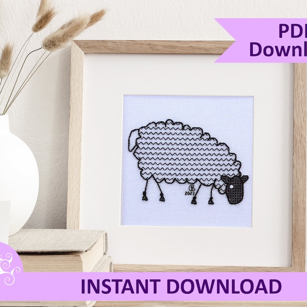 Blackwork Animals - Etsy