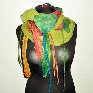 Foulard en feutre, foulard décoratif Spring Dream image 1