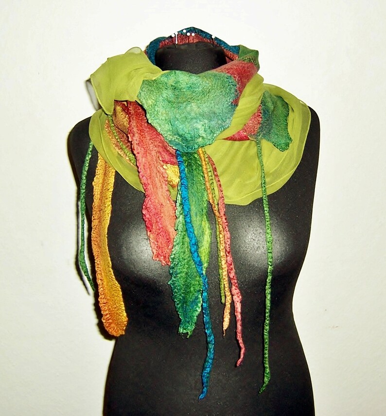 Foulard en feutre, foulard décoratif Spring Dream image 1