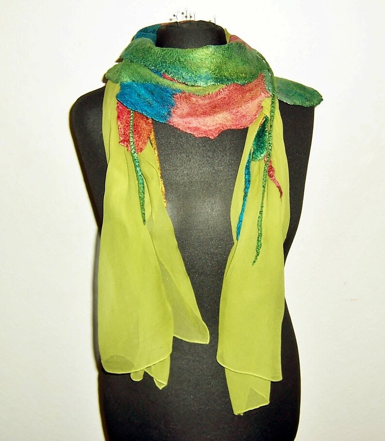 Foulard en feutre, foulard décoratif Spring Dream image 3