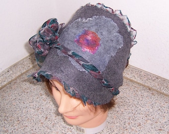 Felt headband, wrap band "Drops"