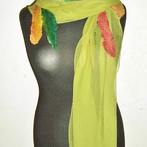 Foulard en feutre, foulard décoratif Spring Dream image 5