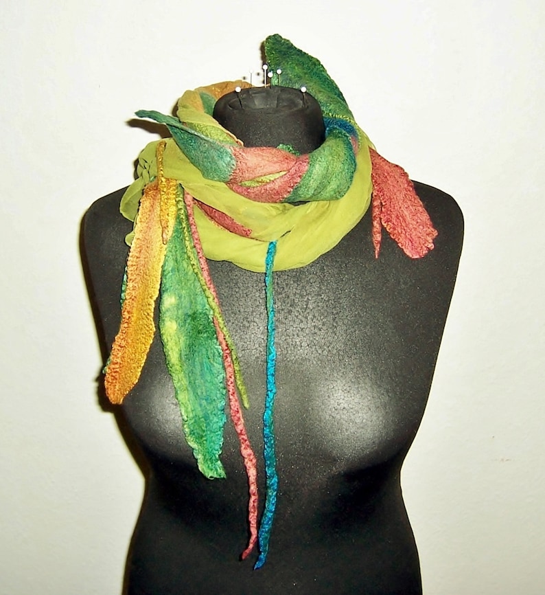 Foulard en feutre, foulard décoratif Spring Dream image 2