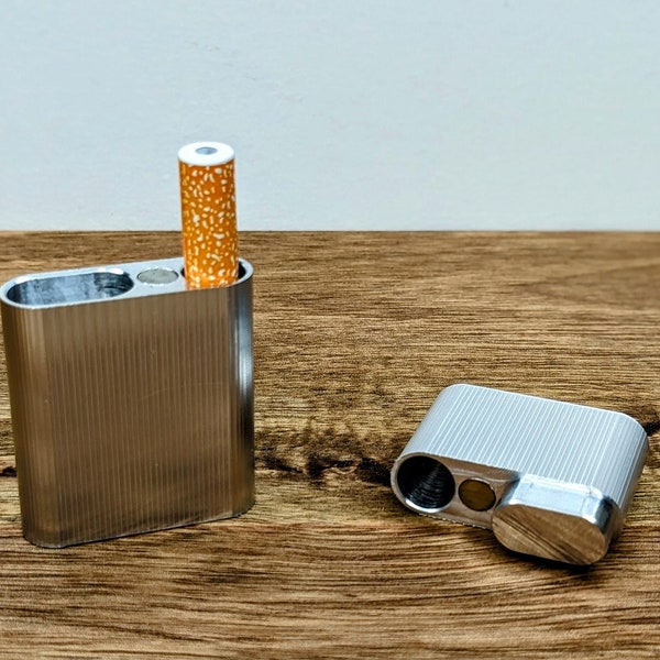 The Dugout - An elegant one hitter dugout box machined for the classy among us. Available in two sizes.