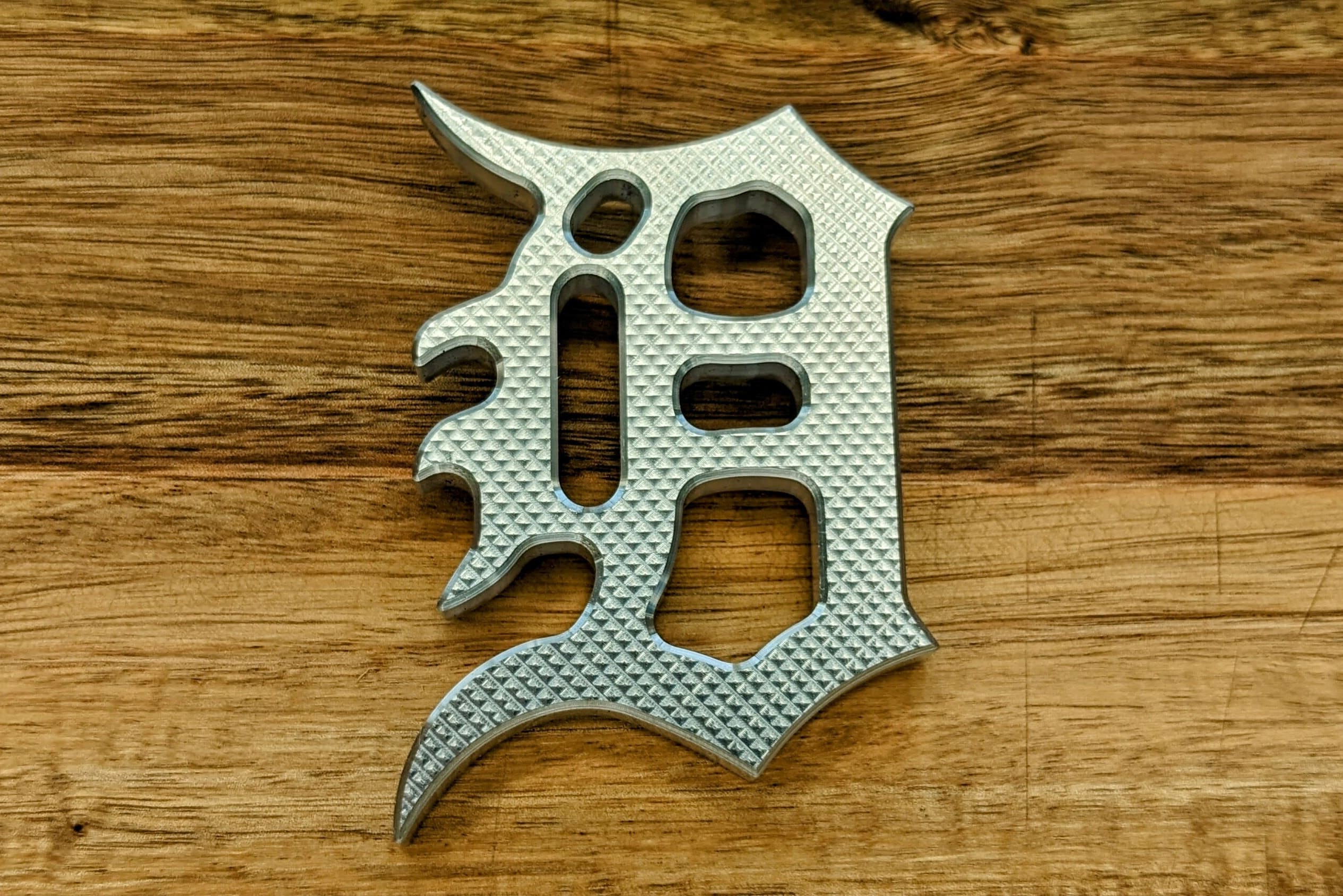 Detroit City - Beatifully CNC Machined Old English D.