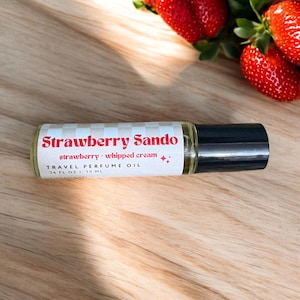 Strawberry Sando Perfume Oil Strawberry Perfume Japan Inspired Perfume Japan Perfume Konbini Inspired Perfume Indie Perfume