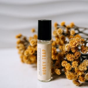 Honey Trap Perfume Oil, Honey, Luscious Vanilla, Roll On Travel Perfume, Wanderlust Gift, Travel Fragrance, Sexy Perfume Oil