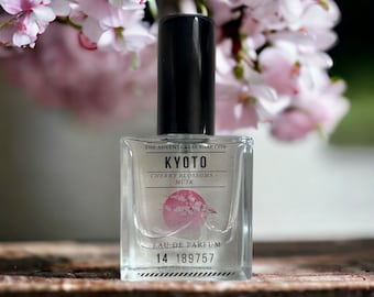 Kyoto Eau De Parfum Cherry Blossom Perfume Cherry Blossom Musk Sakura Perfume Japan Inspired Spring Floral Perfume