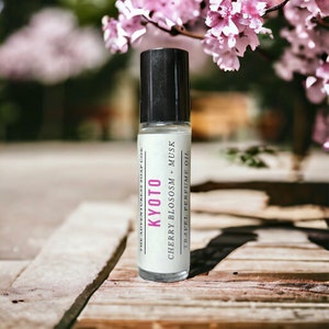 Kyoto Perfume Oil Cherry Blossom Perfume Cherry Blossom Sakura Perfume Japan Inspired Spring Perfume