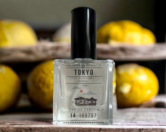 Tokyo Eau De Parfum Yuzu Hinoki Perfume Tokyo Perfume Tokyo Inspired Tokyo Japan Inspired Indie Perfume Citrus Perfume