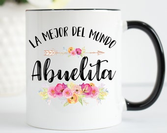 La Mejor Del Mundo Abuelita Mug, Granny Mug, Worlds Best Granny, Mother's Day Grandma Gift, Gifts For Grandma, World's Best Abuelita
