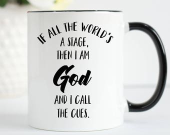 Stage Manager Mug, Theater Stage Manager Mug, Gift For Stage Manager, Funny Stage Manager Mug, Stage Tech, Stage Crew Mug, Stage Crew Gift