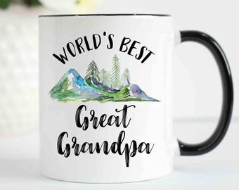 World's Best Great Grandpa Mug, Great Grandpa Mug, Worlds Best Great Grandpa, Gifts For Grandpa, Great Grandparent Gift, Great Gramps Mug