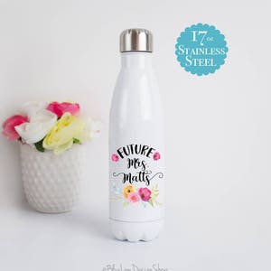 Future Mrs Water Bottle, Bride To Be Water Bottle, Engagement Gift, Personalized Water Bottle, Wedding Planning Gift, Bride To Be Gift image 1