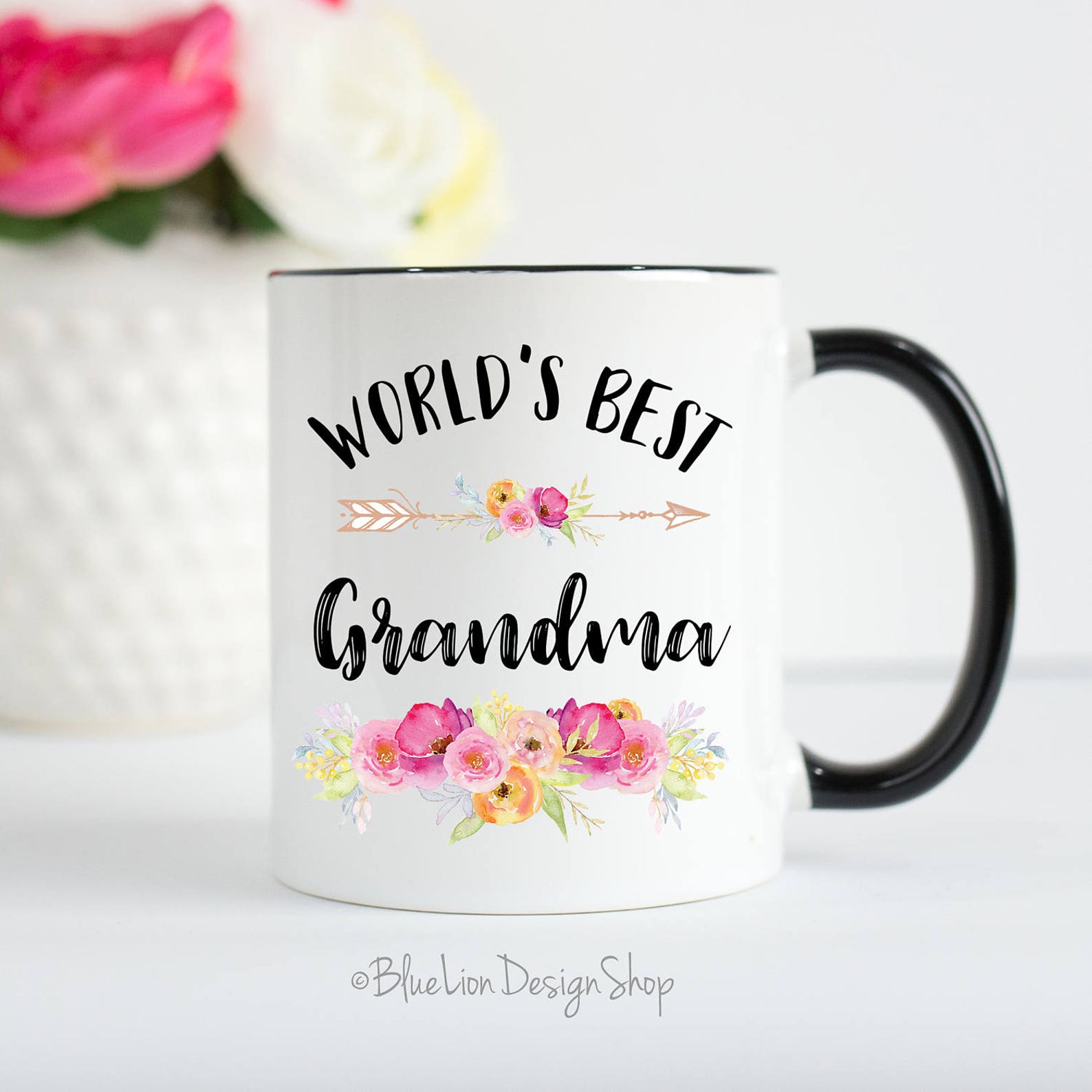 World's Best Grandma Mug Grandma Mug Worlds Best Etsy