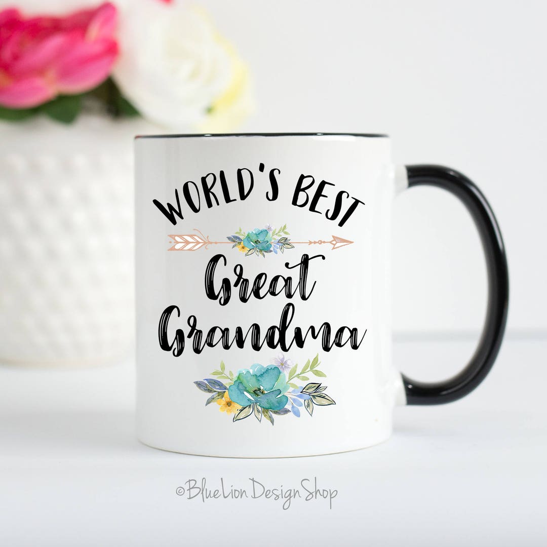World's Best Great Grandma Mug Great Grandma Mug Worlds Etsy