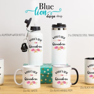 World's Best Grandma Mug, Grandma Mug, Worlds Best Grandma, Mother's Day Grandma Gift, Gifts For Grandma, Mom Mom Mug, Mimi Mug, MeMaw Mug image 4