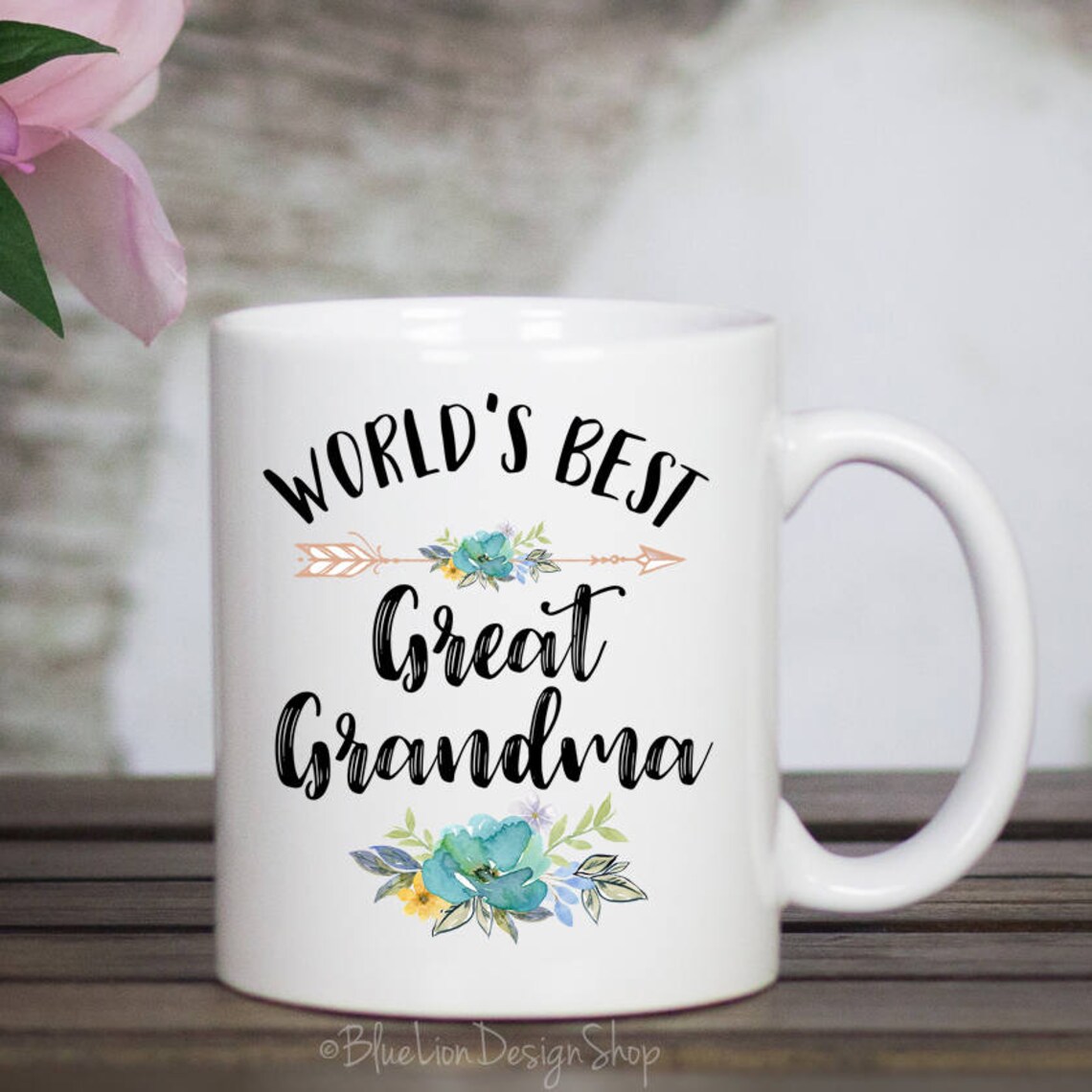 World's Best Great Grandma Mug Great Grandma Mug Worlds Etsy