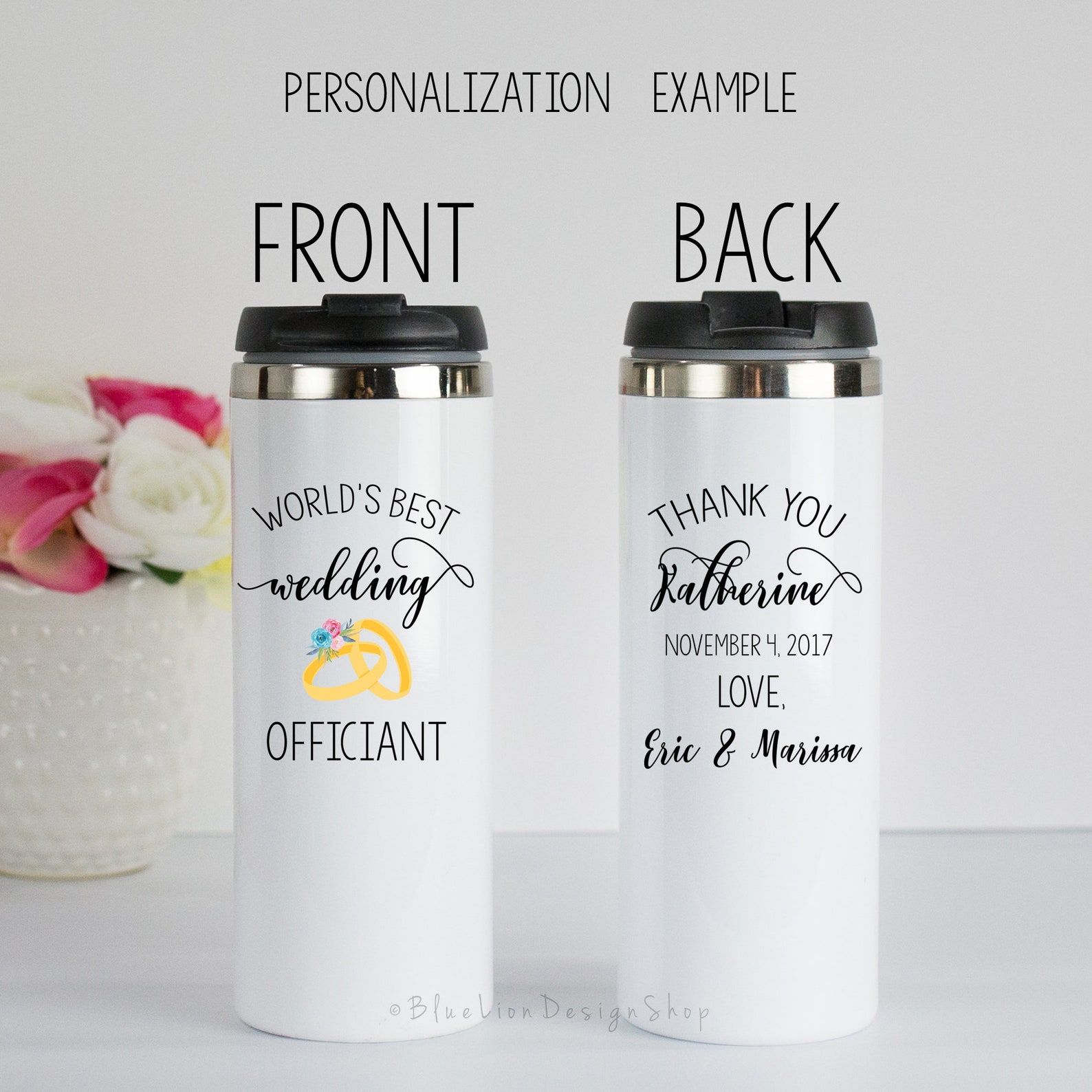 Wedding Officiant Travel Mug World's Best Wedding Etsy