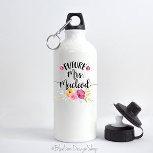 Future Mrs Water Bottle, Bride To Be Water Bottle, Engagement Gift, Personalized Water Bottle, Wedding Planning Gift, Bride To Be Gift image 4