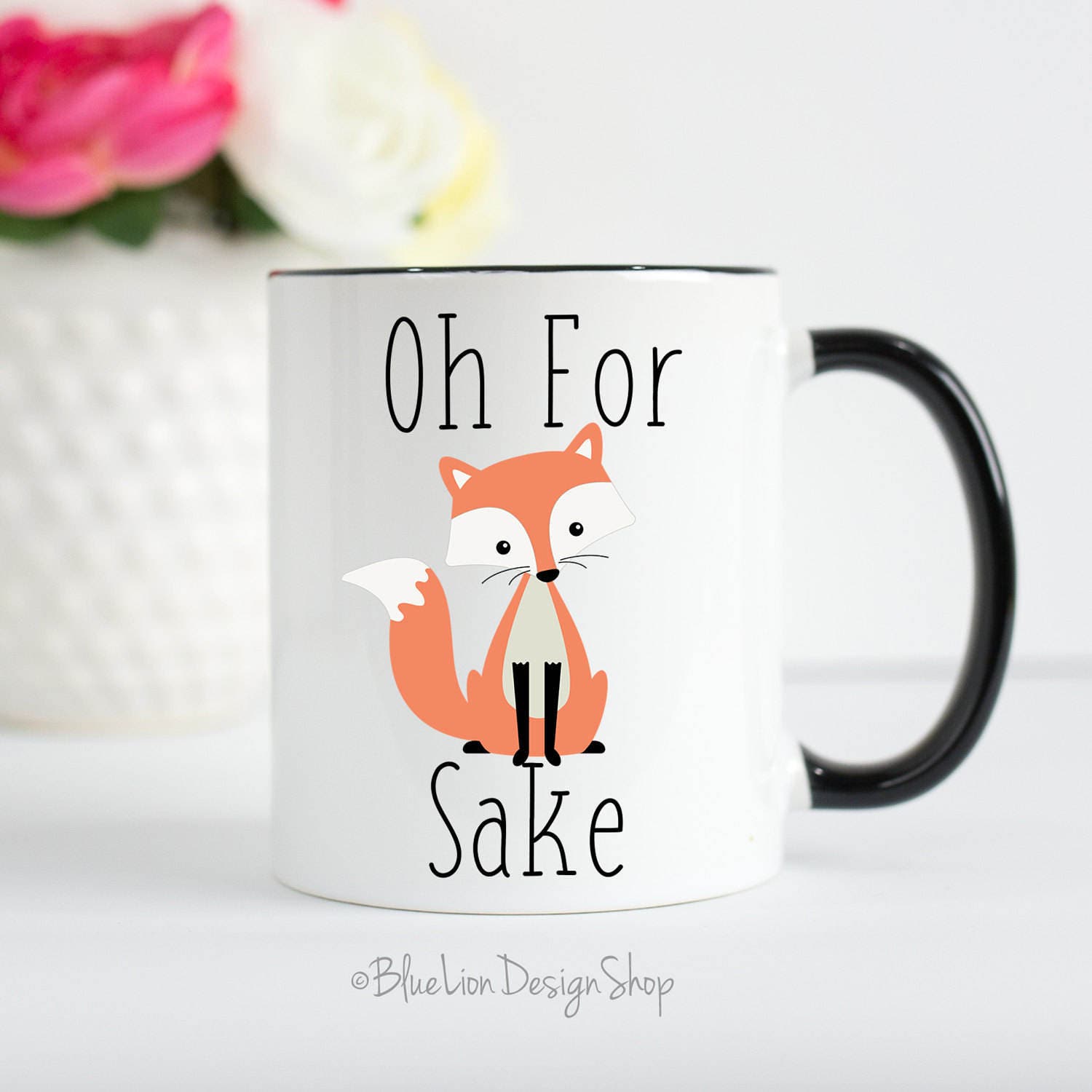 Oh For Fox Sake Mug Funny Fox Coffee Mug Oh For Fox Sake Mug Funny Fox Coffee Mug