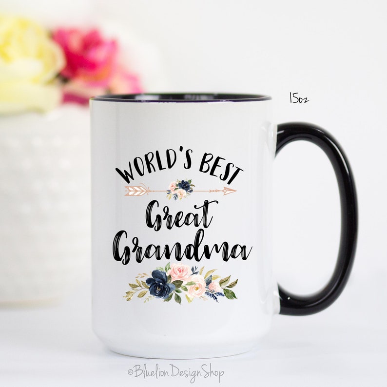 World's Best Great Grandma Mug Great Grandma Mug Worlds Etsy