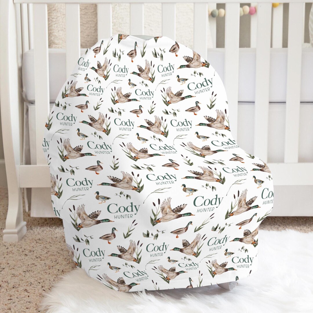 Duck Mallard Pattern Print Universal Fit Car Seat Cover