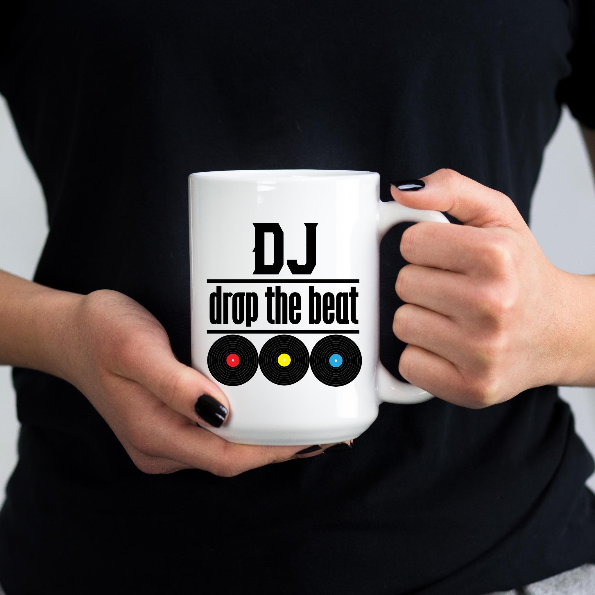DJ Mug Disc Jockey Gift DJ Gift Vinyl Record Mug Funny Mug Etsy