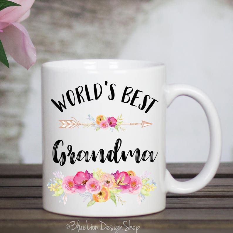 World's Best Grandma Mug, Grandma Mug, Worlds Best Grandma, Mother's Day Grandma Gift, Gifts For Grandma, Mom Mom Mug, Mimi Mug, MeMaw Mug image 2