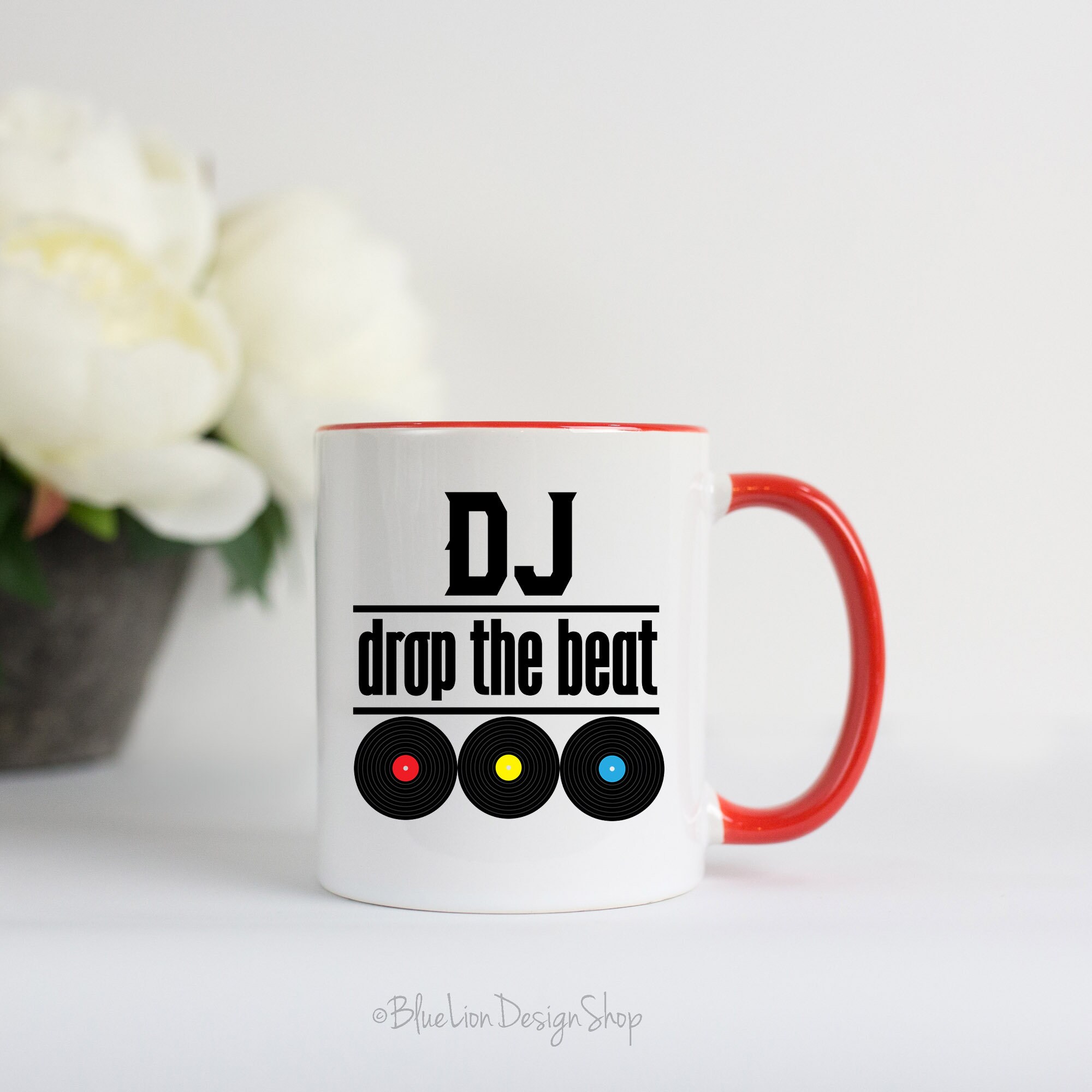 DJ Mug Disc Jockey Gift DJ Gift Vinyl Record Mug Funny Mug Etsy