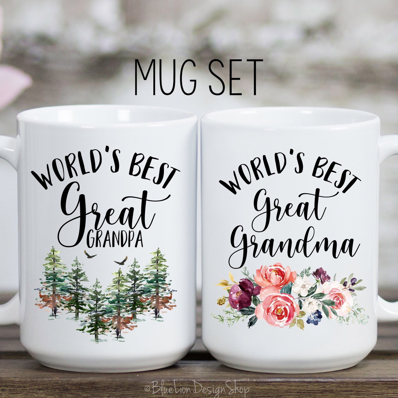 Great Grandparent Mugs World's Best Great Grandma Mug Etsy