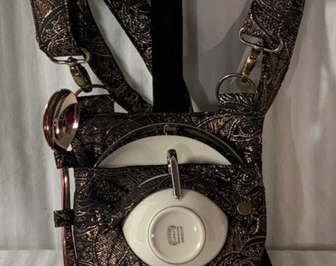 Teacup Holster Carrier Tote With Adjustable Crossbody Strap Etsy