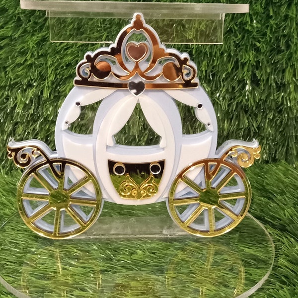Cinderella carriage cake stand or separator