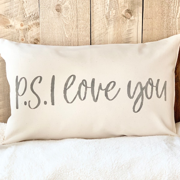 I Love You Pillow Etsy