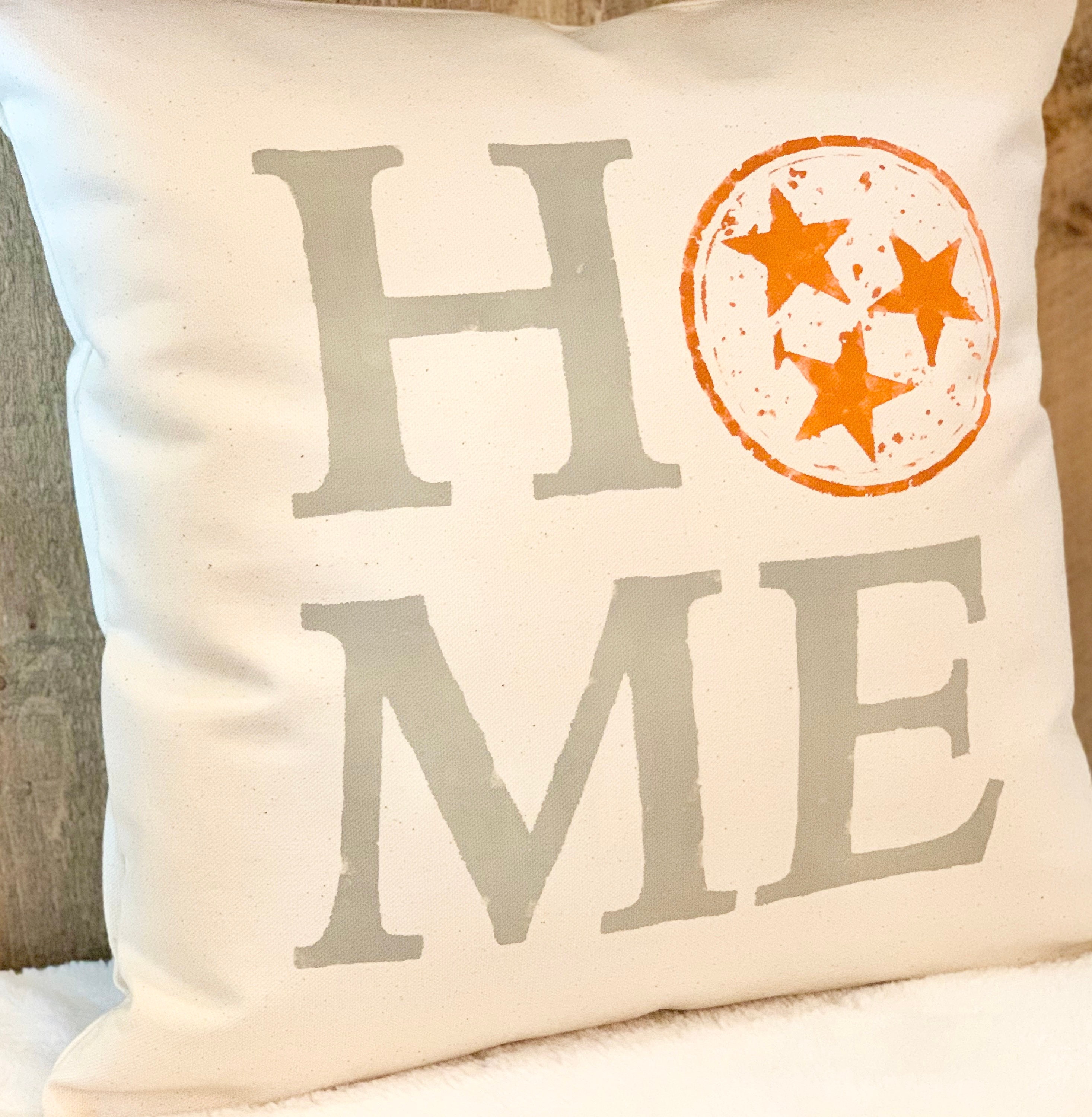 Farmhouse Pillows Nashville Tennessee Rustic Throw Pillow or Cover Rustic  Decor Gifts for Her Personalized Gifts 