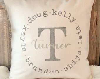 personalized pillows etsy