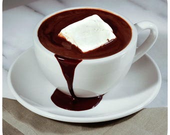 Liquid Dark Chocolate' - European Style Sipping Chocolate Mix - 5 Servings - Clean Conscience