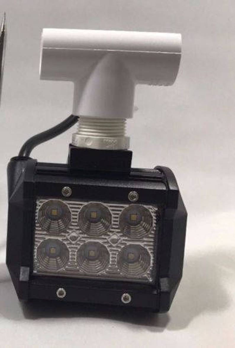 Flounder Gigging Light Set Snap PVC Head LED 18/72 Watts 5280 Etsy