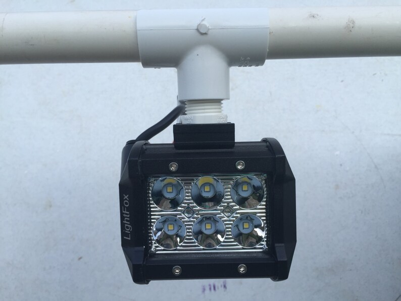 Flounder Gigging Light PVC Snap Head LED 18 Watts 1800 Lumens Etsy