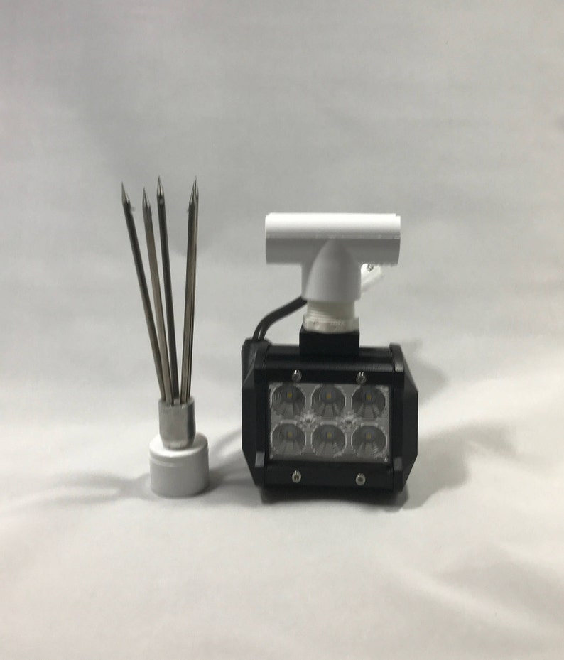 Flounder Gigging Light PVC Head LED 18 Watts 1800 Lumens 12 Etsy