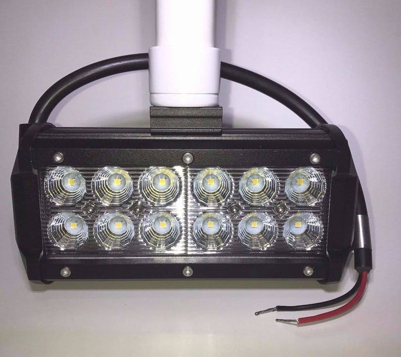 Flounder Gigging Light PVC Head LED 36 Watts 3600 Lumens 12 Etsy
